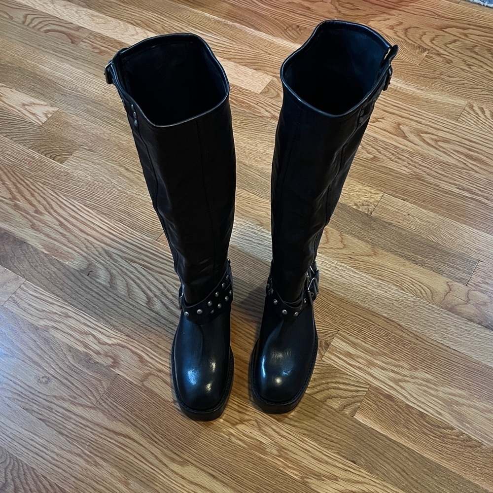 We The Free Janey Tall Engineer Boots Size 6 NIB - Picture 6 of 16